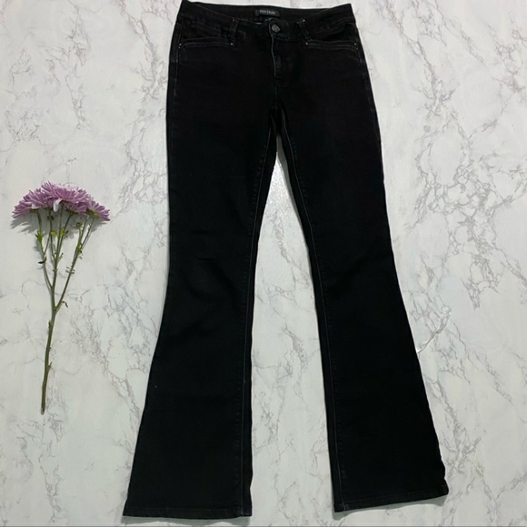 WHBM Black Skinny Flare Honore Jeans 6r - Picture 6 of 7
